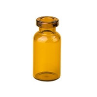 Envase farmacéutico 2ml 5ml 7ml 8ml 10ml 15ml 20ml 30ml viales tubulares de vidrio ámbar transparente inyección vial de tubo de ensayo estéril