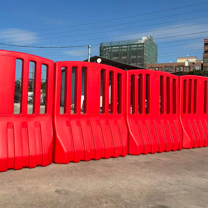 Barrera de Construcción Temporal de Plástico Moldeado por Soplado, Rellenable con Agua, de HDPE de 1300 mm - Product Image 3