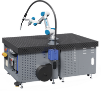 Estación de Soldadura Robótica GBSWT18 con Gran Área de Trabajo, Robot Colaborativo de 18KG/20KG, Automatización Industrial de Soldadura