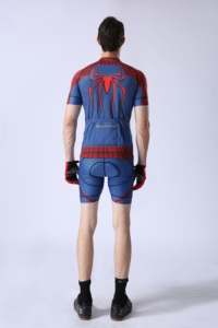 사용자 정의 로고 망 짧은 소매 여름 도로 자전거 사이클 의류 셔츠 탑 애니메이션 저지 사이클링 사용자 정의 슈퍼 히어로 사이클링 저지 - Product Image 5