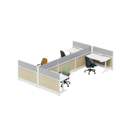 Panneaux de mobilier de bureau OMNI pour économie circulaire moderne, avec assemblage facile, clusters ergonomiques pour centres d'appels