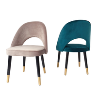 Muebels confort Soft Modern Cafeteria Nordic Chairs Restaurant Italian butterfly Chair Chaise de salle à manger en cuir