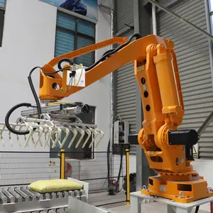 Bolsas de grano de cemento apilable LH130 30kg25kg Robot pinza robótica para sistema de línea de paletización apilador máquina paletizadora automática