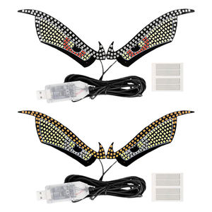 Nueva Lámpara LED de Matriz con Diseño de Ojo de Murciélago, Resistente al Agua, USB 12V 5W, Pantalla de Ojo de Diablo, Luz Decorativa para Auto, Camioneta, SUV - Product Image 2