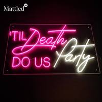Letrero LED de Feliz Cumpleaños, Decoración de Fiesta Personalizada, Luz Decorativa de Pared para Cumpleaños, Bodas, Aniversarios, Diseño Gratuito