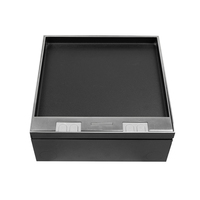 YEBOND ZDR-200 Prise de sol encastrée multimédia en acier inoxydable argenté 6 ports USB-C pour usage industriel et hospitalier EU/UK/US/AU CE