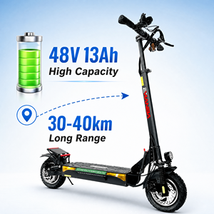 Trottinette Électrique Pliable pour Adulte, Stock UE, 800W 48V, Longue Autonomie, Vitesse Rapide 45KM/H, Démarrage NFC, Trottinette Urbaine avec Siège - Product Image 1