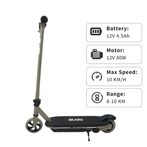 Trottinette électrique pliable moderne pour enfants <span class=keywords><strong>Suge</strong></span> avec pneus en PU, jouet d'extérieur pour enfants de 6 ans et plus, vitesse maximale de 10 km/h, capacité de charge de 50 kg - Product Image 1