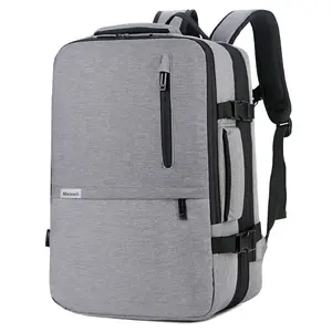 LP081 Luxury high quality waterproof usb luggage duffel bag men mochilas de laptop best travel backpacks