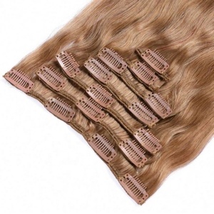 Extensions de cheveux à clipser en gros 4A 4B 4C, lisses et crépus, 100% vierges Remy brésiliennes, double trame machine, 100g - Product Image 3