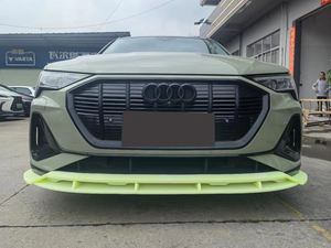 Runde vente exclusive Kit de carrosserie pour Audi Etron mise à niveau <span class=keywords><strong>HY</strong></span> Kit de carrosserie lèvre avant diffuseur arrière ailes supérieures jupes latérales matériau ABS - Product Image 2