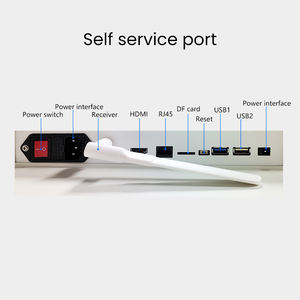 Fabbrica Bulksale produzione 21.5/32 "stampante Scanner di codice riconoscimento facciale pagare Self Service chiosco di pagamento per <span class=keywords><strong>bar</strong></span> caffetteria - Product Image 5