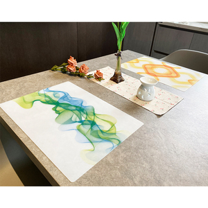 Heat Resistant Non-slip 11.8*15.7 in <b>Silicone</b> Placemat Waterproof Washable Table <b>Mats</b> Placemats for Dining Customize Table <b>Mat</b> - Product Image 5