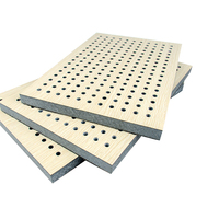 Panneau acoustique perforé en MDF moderne, écologique, imperméable, ignifuge, isolation phonique, épaisseur personnalisée