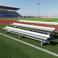 Tribune mobile autoportante en aluminium et acier pour sièges de stade, idéale pour les lieux sportifs intérieurs et extérieurs