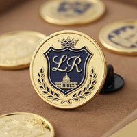 Broche personnalisée en émail métallique, carrée et circulaire, épinglette de revers, broche logo personnalisée en émail souple