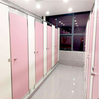 Panneaux de cloison en nid d'abeille en aluminium, imperméables, écologiques, surface anodisée pour séparateurs de toilettes publiques commerciales et de cabines de douche
