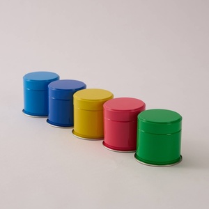 Tùy Chỉnh Rỗng Thực Phẩm Lớp 30G Matcha Có Thể Canister Kim Loại Trà <span class=keywords><strong>Tin</strong></span> Jay Hạt Cà Phê <span class=keywords><strong>Tin</strong></span> Có Thể Bao Bì Vòng Sang Trọng Matcha Hộp Thiếc - Product Image 1