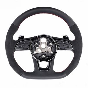 Volante in Pelle Nappa Personalizzato per <span class=keywords><strong>Audi</strong></span> A8/A6/A4 B9 <span class=keywords><strong>M</strong></span> Sport con Impugnatura da 35mm - Compatibile con Modelli <span class=keywords><strong>Audi</strong></span> - Product Image 2