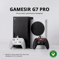 Manette de jeu filaire GameSir G7 Pro avec gâchettes à effet Hall et fréquence de polling de 1000 Hz pour Xbox, avec station de charge intelligente