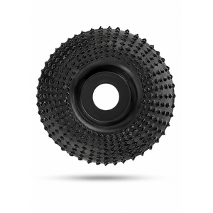 Disque abrasif de sculpture sur bois QS, grain 120, OEM, trou rond turbo, outil rotatif de façonnage et de ponçage pour meuleuse d'angle - Product Image 1