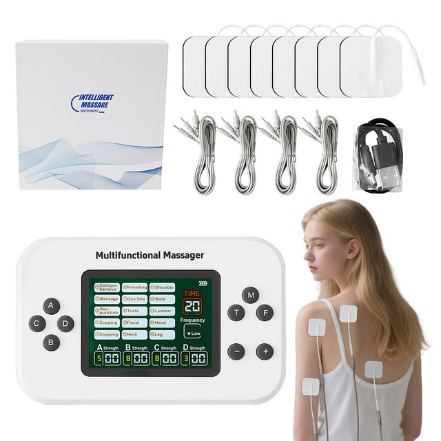 High and Low Frequency TENS Massager 4-Channel Multifunctional Pain Relief Physiotherapy Device for Body Factory Wholesale