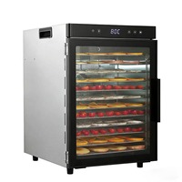 Séchoir alimentaire électrique intelligent multi-niveaux à température constante pour fruits et légumes, usage commercial et domestique, garantie 1 an