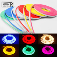 Bande LED néon flexible TRX 6*13mm multicolore à commande intelligente, 5m, étanche IP65, extérieur, 12V USB, CRI 95 élevé, dimmable, tube en silicone