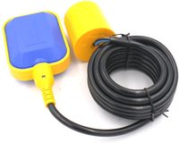 Interrupteur à flotteur avec câble de 12 mètres, 220V AC, pour le niveau de l'eau dans les réservoirs