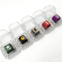 Porte-clés personnalisé mignon avec motif 3D artisanal, porte-clés de clavier LED