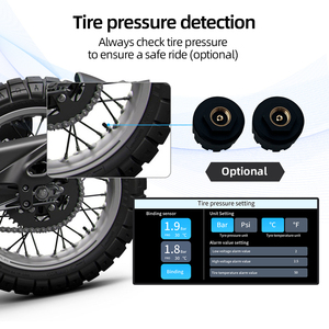 Unidad Principal Impermeable JMC, <span class=keywords><strong>la</strong></span> Más <span class=keywords><strong>Pequeña</strong></span>, Mantiene el Tablero Limpio para Harley Cruiser Cafe Racer, Mini Navegador GPS para Motocicleta <span class=keywords><strong>de</strong></span> 3.4 Pulgadas - Product Image 5