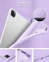 Coque souple pour iPad Air 13 ''M3/M2 2025/2024 et iPad Pro 12.9'' 6/5/4/3 Gen, Smart Slim Trifold Stand