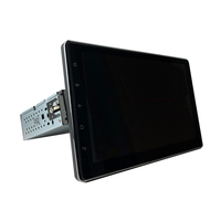 Autoradio Stéréo Universel Android 1 Din avec Écran Tactile Réglable de 10 Pouces, DSP, Carplay, 4G Sim, 4+64 Go, Vidéo et GPS