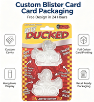 Emballage personnalisé sous blister avec carte en papier imprimée en couleur, emballage blister avec trou de suspension, cavité personnalisée pour présentoir de jouets en magasin