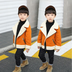 Vêtements pour bébé garçon, vêtements d'hiver pour enfants, manteau avec velours, vêtements pour tout-petits, veste pour enfants - Product Image 4