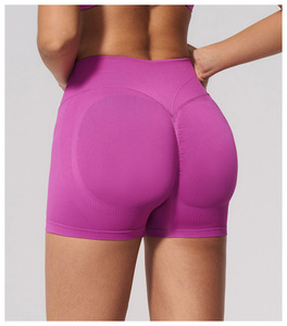 Shorts de sport pour femmes, anti-impact, anti-transparence, effet push-up fessier, sans coutures - Product Image 5