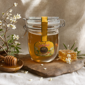 Barattolo di Vetro da 1000g con Coperchio a Chiusura Ermetica per <span class=keywords><strong>Miele</strong></span> Naturale Puro Dorato, Ideale per Tè, Colazione, Cottura e Confezioni Regalo - Product Image 1