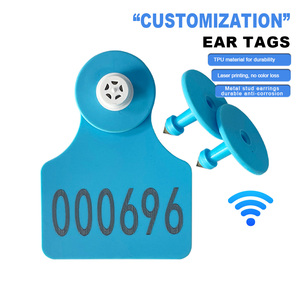 Haute qualité oreille animaux étiquettes vache mouton chèvre étiquette d'oreille tpu animal étiquette d'oreille avec puce intelligente RFID - Product Image 5