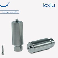 Bloc préfabriqué en titane Anthogyr pour usage dentaire, résistant à la corrosion, pour abutment personnalisé et flux de travail numérique