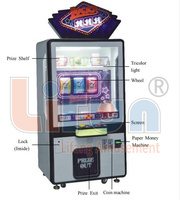 LIFUN Lucky Spin Machine de jeu d'arcade en métal, jeu de la chance à roulettes avec jetons, Lucky 666, 1 joueur, garantie 1 an, divertissement