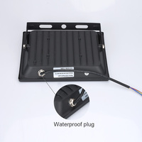 Projecteur LED 220V 10W 30W 50W 100W, réflecteur LED étanche IP65, éclairage mural extérieur, blanc chaud