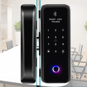 Bilixo fechadura de porta ttlock, app digital inteligente, elétrico, com wi-fi, impressão digital, para casa, lidar com fechaduras e chaves - Product Image 4