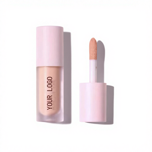 Rubor Líquido Vegano Mineral Brillante, Voluminizador, Resistente al Agua, Marca Privada, Transparente, Color Marrón Nude, Duradero - Product Image 4