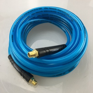 Tuyau de compresseur d'air durable 1/4 "X25FT polyuréthane renforcé (PU) avec raccords 1/4 NPT pour outils pneumatiques - Product Image 3