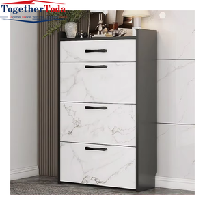 Magnifique meuble à chaussures en bois au design élégant avec tiroir de rangement pour des entrées bien organisées et une décoration intérieure rehaussée - Product Image 1