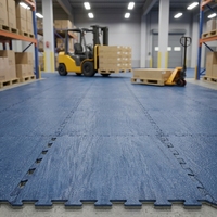 Langlebige Ineinandergreifende Gummi-Bodenplatten, Industrielle Schwerlast-Gummimatten für Werkstatt Garage Fabrik Lager