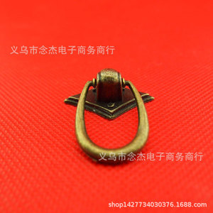 Antique Bronze Drawer <b>Pull</b> <b>Handle</b> 30mm Ring Shape Single Hole Traditional Design Durable Cabinet <b>Door</b> <b>Handle</b> - Product Image 5