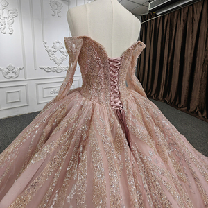 9952 Nouvelle robe de soirée formelle sexy à manches longues et col en V pour femmes, robe de bal de luxe personnalisée - Product Image 4