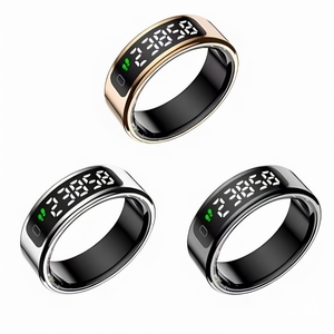 Bague connectée AI 2026 en acier inoxydable avec écran OLED, suivi santé et sommeil, longue autonomie, contrôle gestuel et photo à distance, IP68, pour homme - Product Image 5