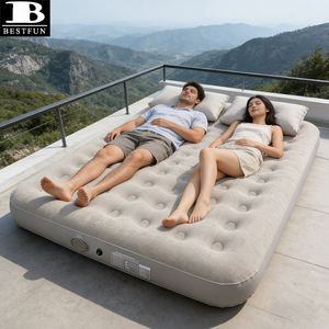 <span class=keywords><strong>Matelas</strong></span> pneumatique King Size Premium avec pompe USB intégrée, lit gonflable portable pour la maison, le camping en plein air et les voyages - Product Image 2